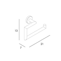 ANILLA GRANDE - ORO CEPILLADO PVD - BañoClick