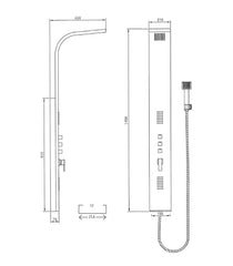 Columna de ducha hidromasaje Gocta GME - BañoClick