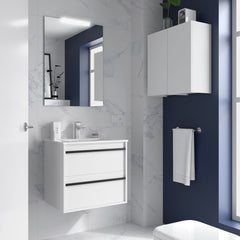 Conjunto mueble de baño ATTILA 70 cm - 2 cajones (MLEA) - BañoClick