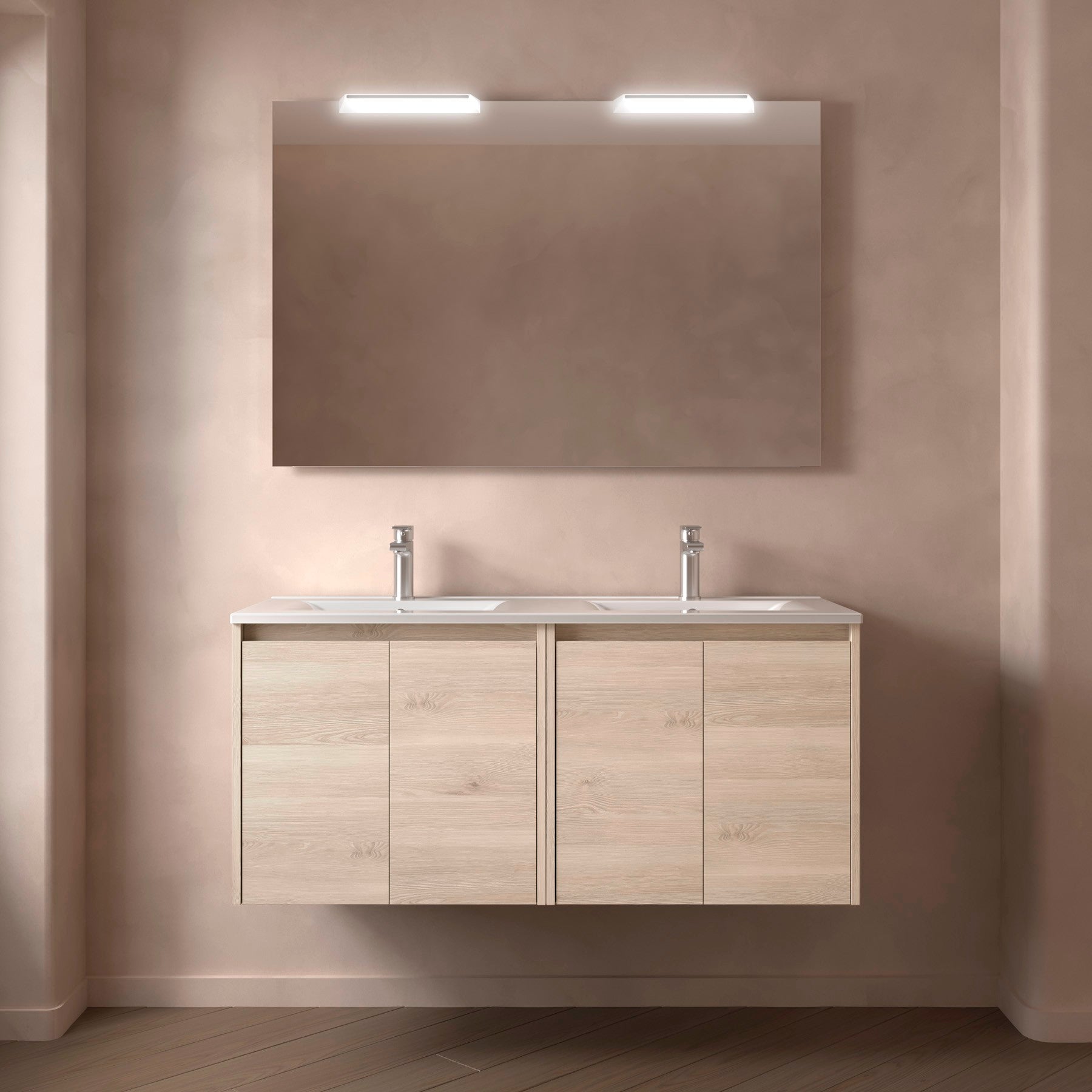 Conjunto mueble de baño NOJA 120 cms - 4 PUERTAS (MLEA) - BañoClick