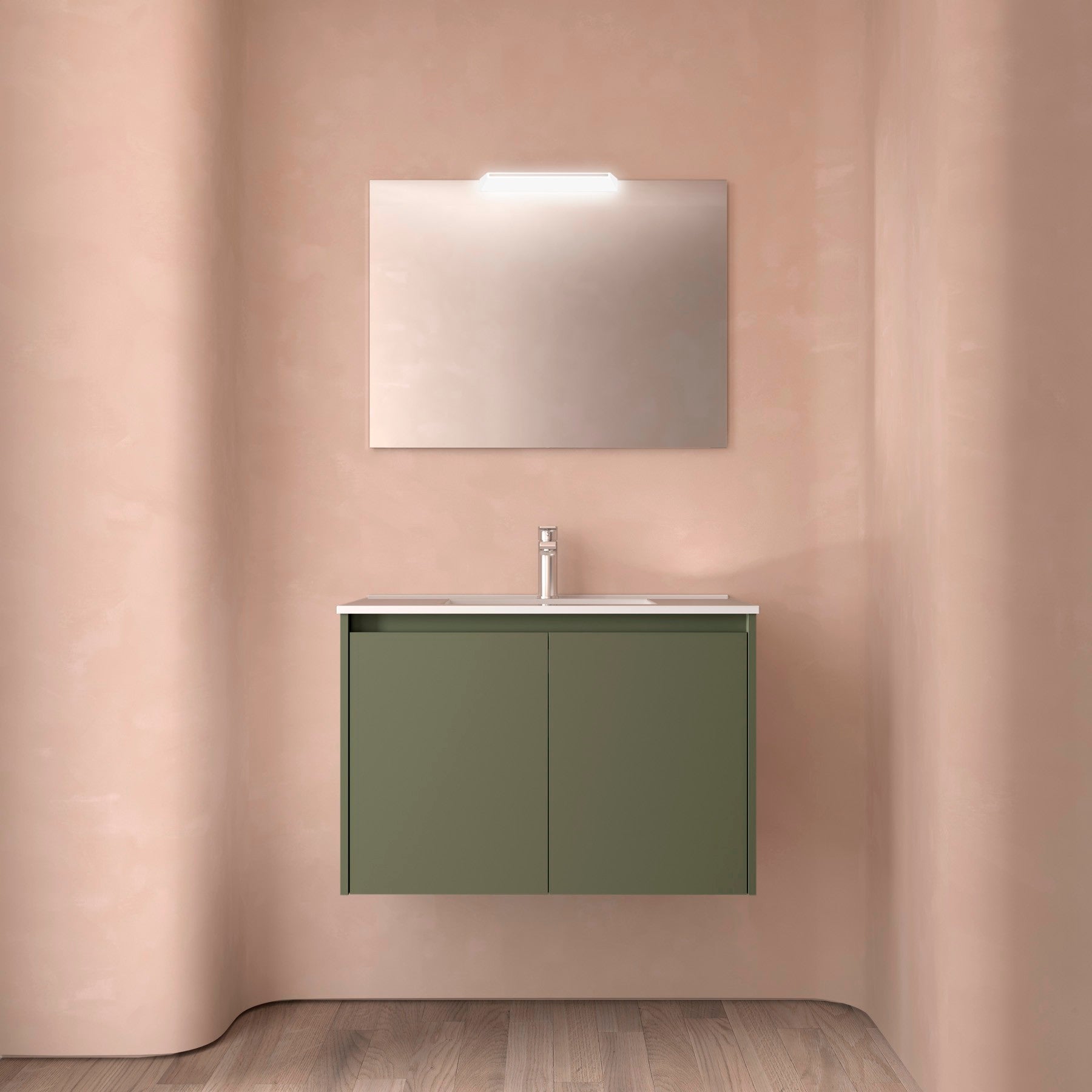 Conjunto mueble de baño NOJA 80 cms - 2 PUERTAS (MLEA) - BañoClick