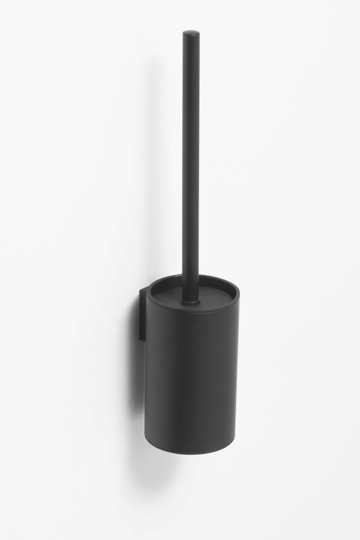 ESCOBILLERO DE PARED - NEGRO MATE - BañoClick