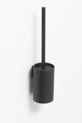 ESCOBILLERO DE PEGAR - NEGRO MATE - BañoClick