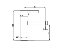 Grifo de lavabo Fussion GME - BañoClick