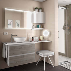 Lavabo de posar ALTIRO PORCELANA BLANCA MATE 390 x 140 mm - BañoClick
