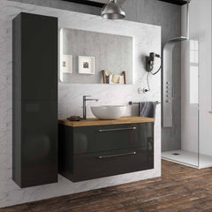 Lavabo de posar ULTRAFINO SEDUCTION PORCELANA BLANCA 390 x 390 x 150 mm - BañoClick
