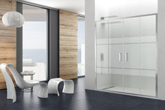 Mampara de Ducha PRESTIGE SPAZIO - 2 FIJOS + 2 CORREDERA - BañoClick