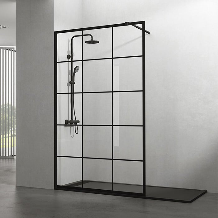 Mampara de ducha Screen Black Chess GME - BañoClick