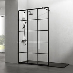 Mampara de ducha Screen Black Chess GME - BañoClick