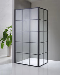 Mampara de ducha Screen Black Chess GME - BañoClick