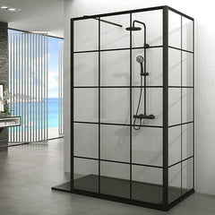 Mampara de ducha Screen Black Chess GME - BañoClick