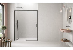 Mampara de Ducha - TWENTY - 1 FIJO + 1 PUERTA CORREDERA - BañoClick