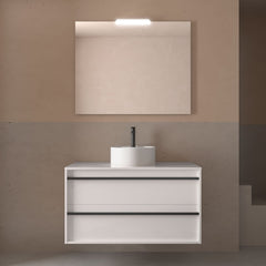 Mueble de baño ATTILA 1000 2 cajones - Encimera - BañoClick
