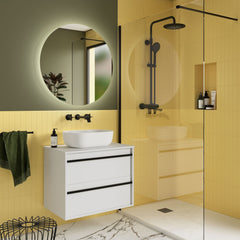 Mueble de baño ATTILA 700 2 cajones Encimera (Lavabo no incluido) - BañoClick