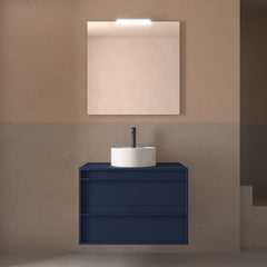 Mueble de baño ATTILA 800 2 cajones Encimera (Lavabo no incluido) - BañoClick