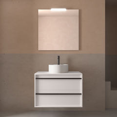 Mueble de baño ATTILA 800 2 cajones Encimera (Lavabo no incluido) - BañoClick