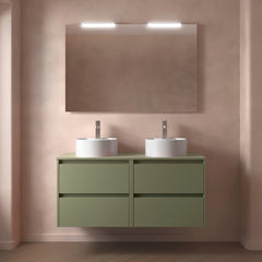 Mueble de baño NOJA 120 cm - 4 CAJONES - ENCIMERA - BañoClick