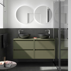 Mueble de baño NOJA 140 cm - 4 CAJONES - ENCIMERA - BañoClick