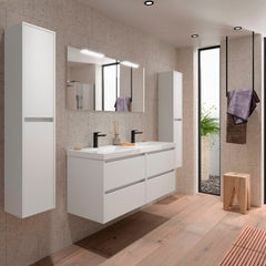 Mueble de baño NOJA 140 cm - 4 CAJONES - LAVABO - BañoClick