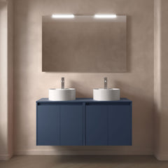 Mueble de baño NOJA 140 cm - 4 PUERTAS - ENCIMERA - BañoClick
