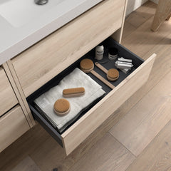 Mueble de baño NOJA 850 2 cajones y 1 puerta derecha - Encimera - BañoClick