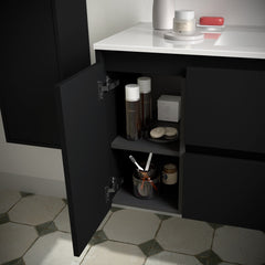 Mueble de baño NOJA 850 2 cajones y 1 puerta izquierda - Lavabo - BañoClick