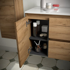 Mueble de baño NOJA 850 2 cajones y 1 puerta izquierda - Lavabo - BañoClick
