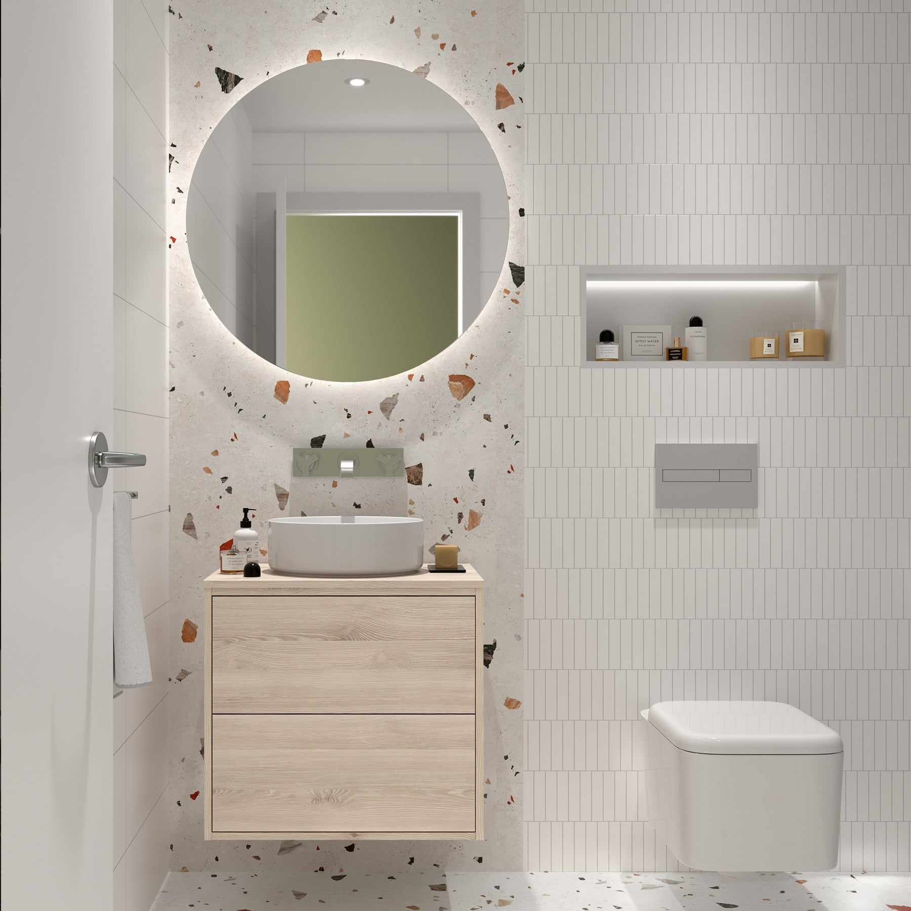 Mueble de baño OPTIMUS 600 Encimera - BañoClick