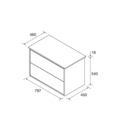 Mueble de baño OPTIMUS 800 Encimera - BañoClick