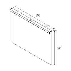OPTIMUS espejo y aplique luz led IP44 - BañoClick