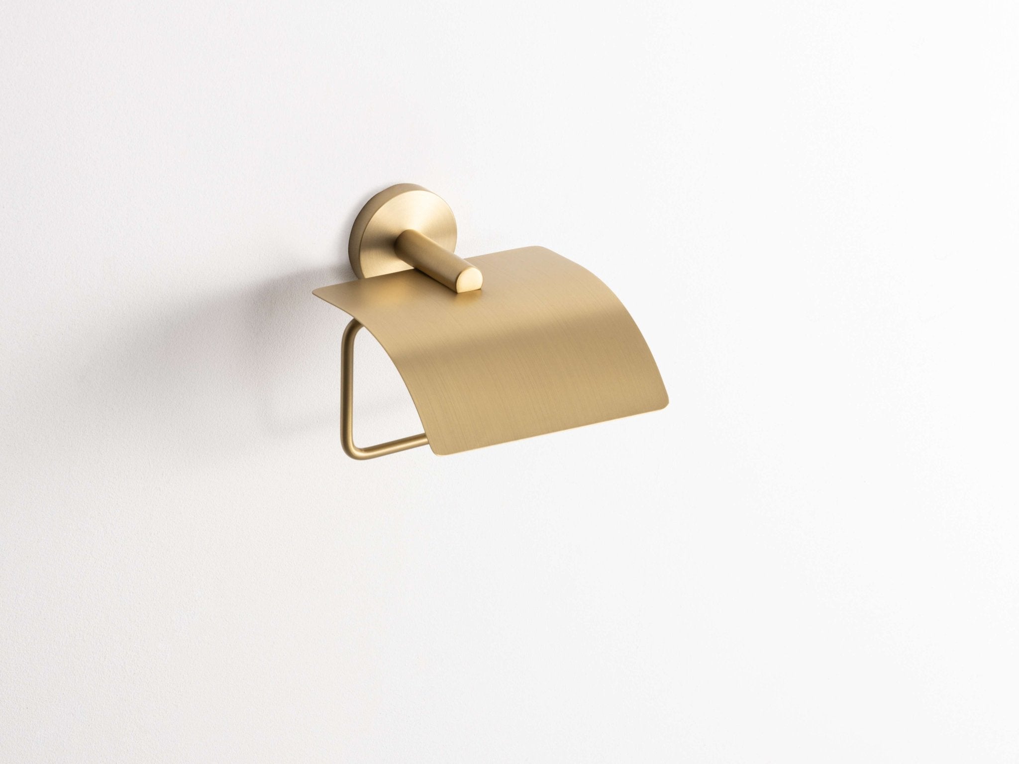 PORTARROLLOS - ORO CEPILLADO PVD - BañoClick