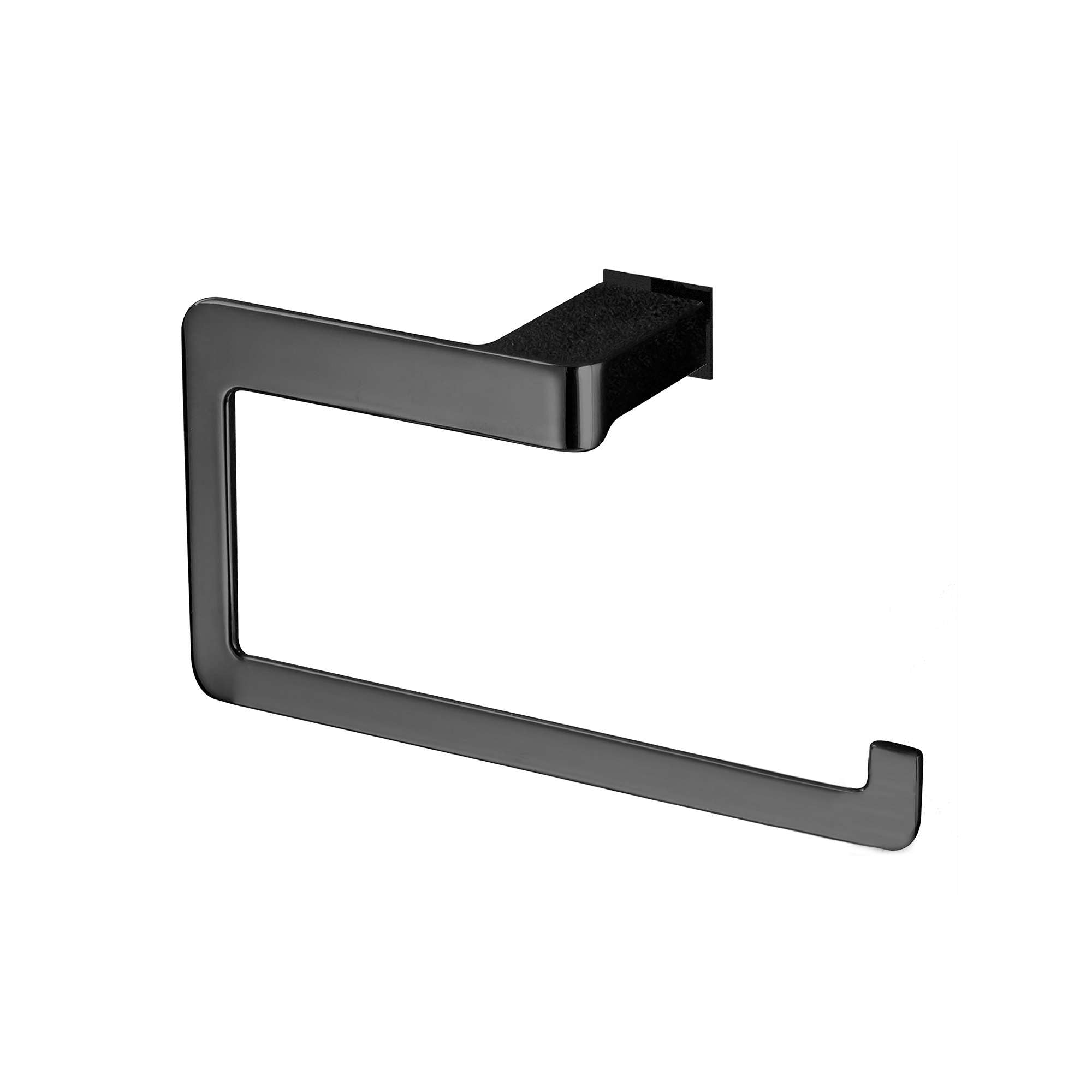 TOALLERO ANILLA ADH - NEGRO MATE - BañoClick