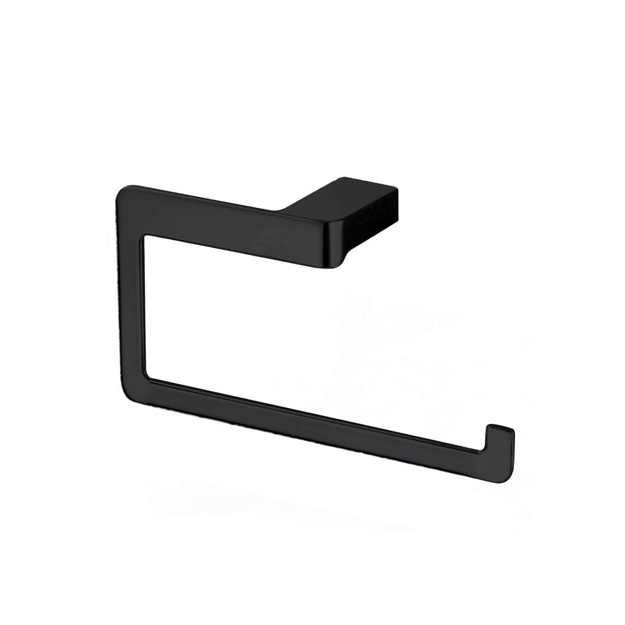 TOALLERO ANILLA - NEGRO MATE - BañoClick