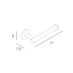TOALLERO BARRA 45 PULIDO BRILLO - BañoClick