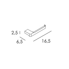 TOALLERO BIDET - NEGRO MATE - BañoClick