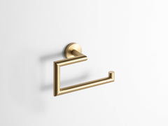 ANILLA GRANDE PEGAR - ORO CEPILLADO PVD - BañoClick