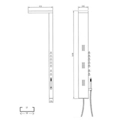 Columna de ducha hidromasaje Niagara GME - BañoClick