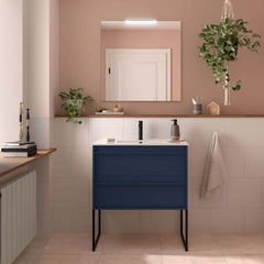 Conjunto Mueble de baño ATTILA 800 2 cajones (MLEA) - BañoClick