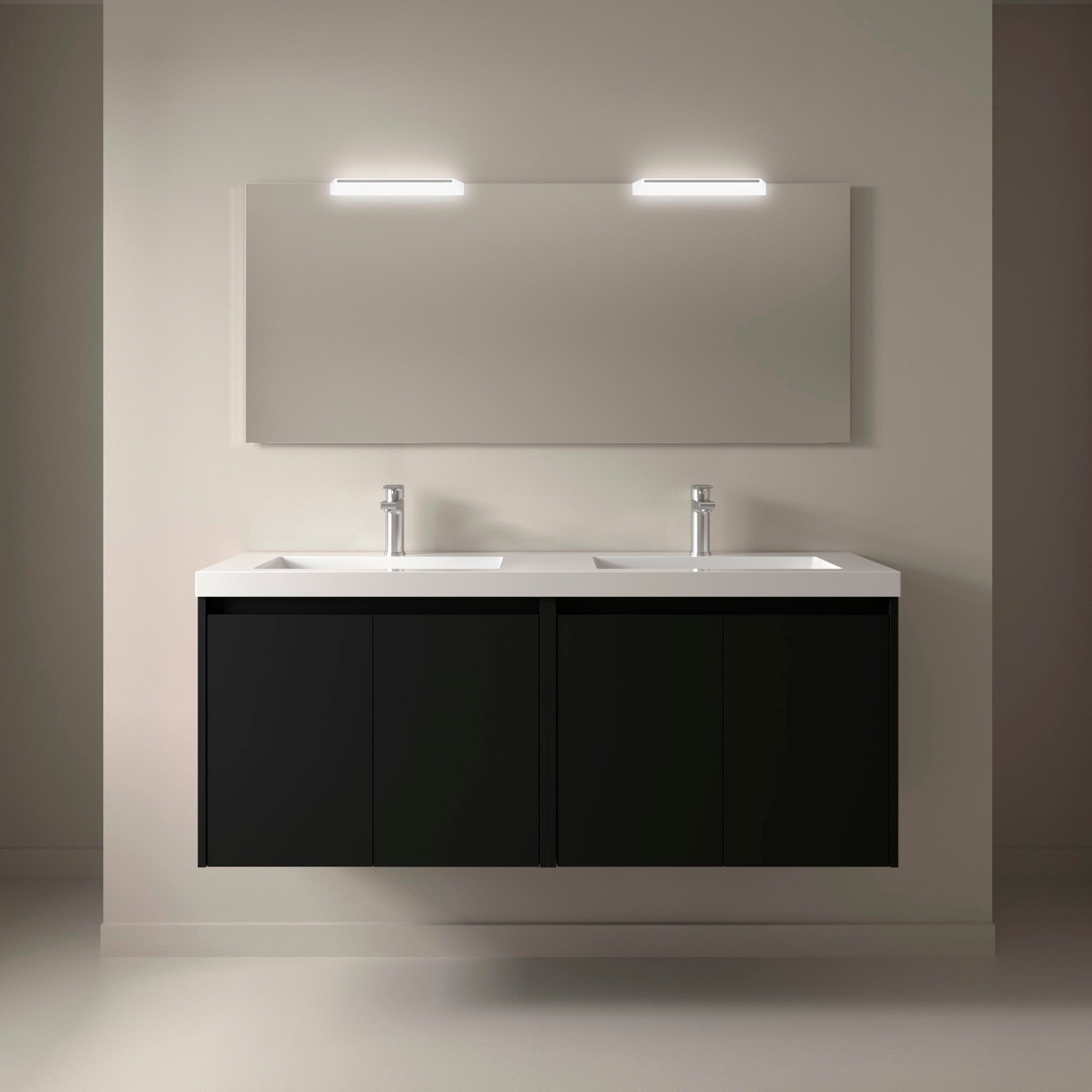 Conjunto mueble de baño NOJA 140cms - 4 PUERTAS (MLEA) - BañoClick