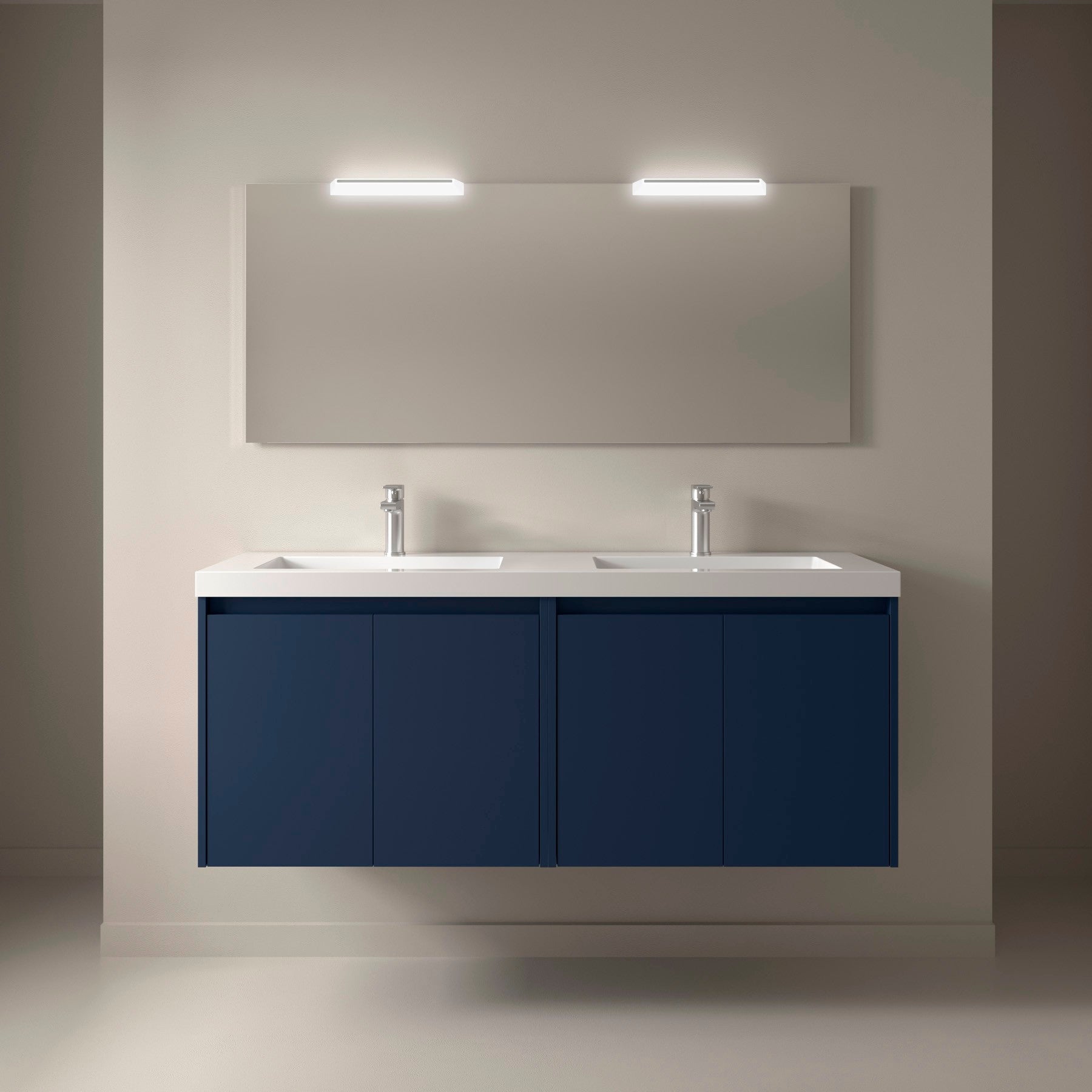 Conjunto mueble de baño NOJA 140cms - 4 PUERTAS (MLEA) - BañoClick