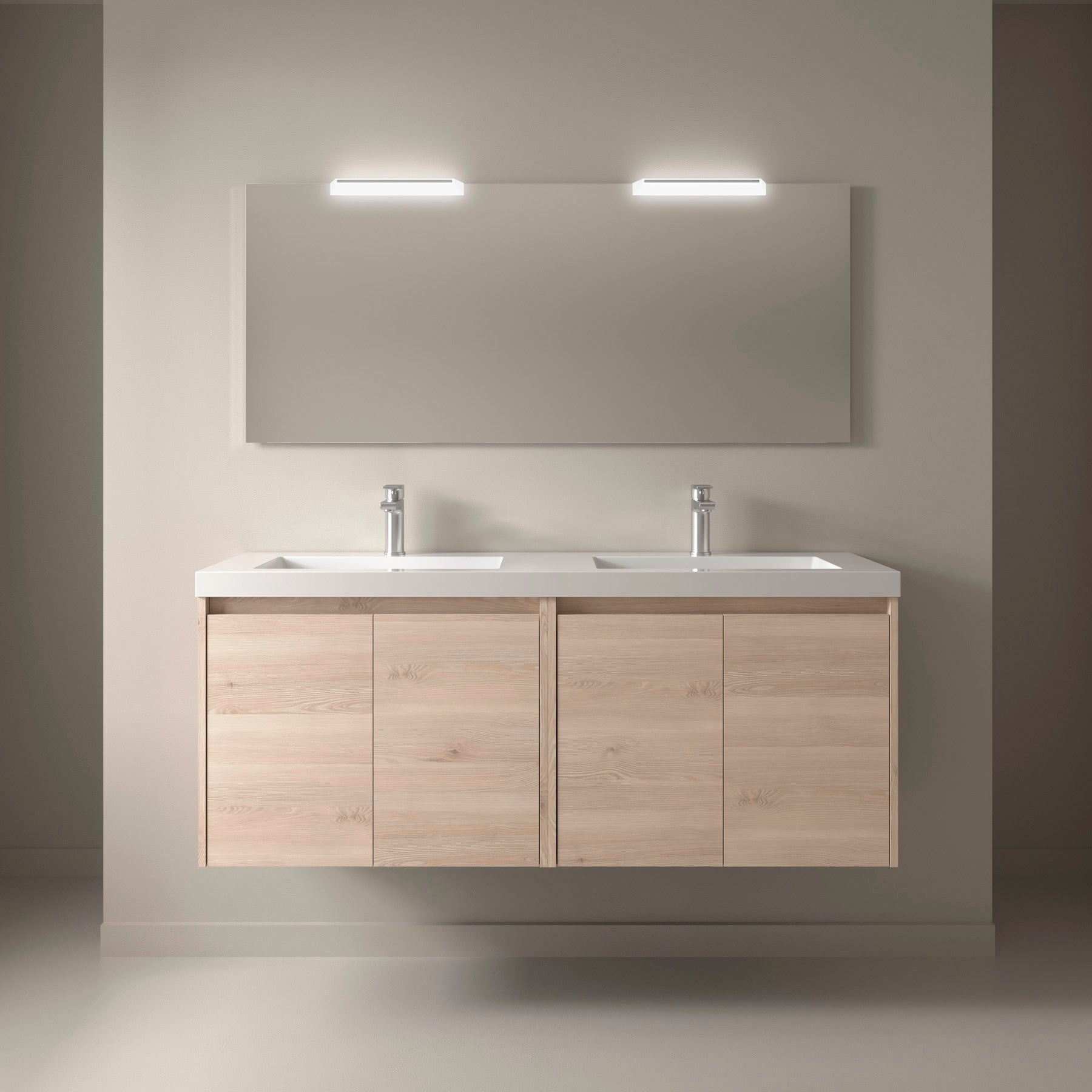 Conjunto mueble de baño NOJA 140cms - 4 PUERTAS (MLEA) - BañoClick