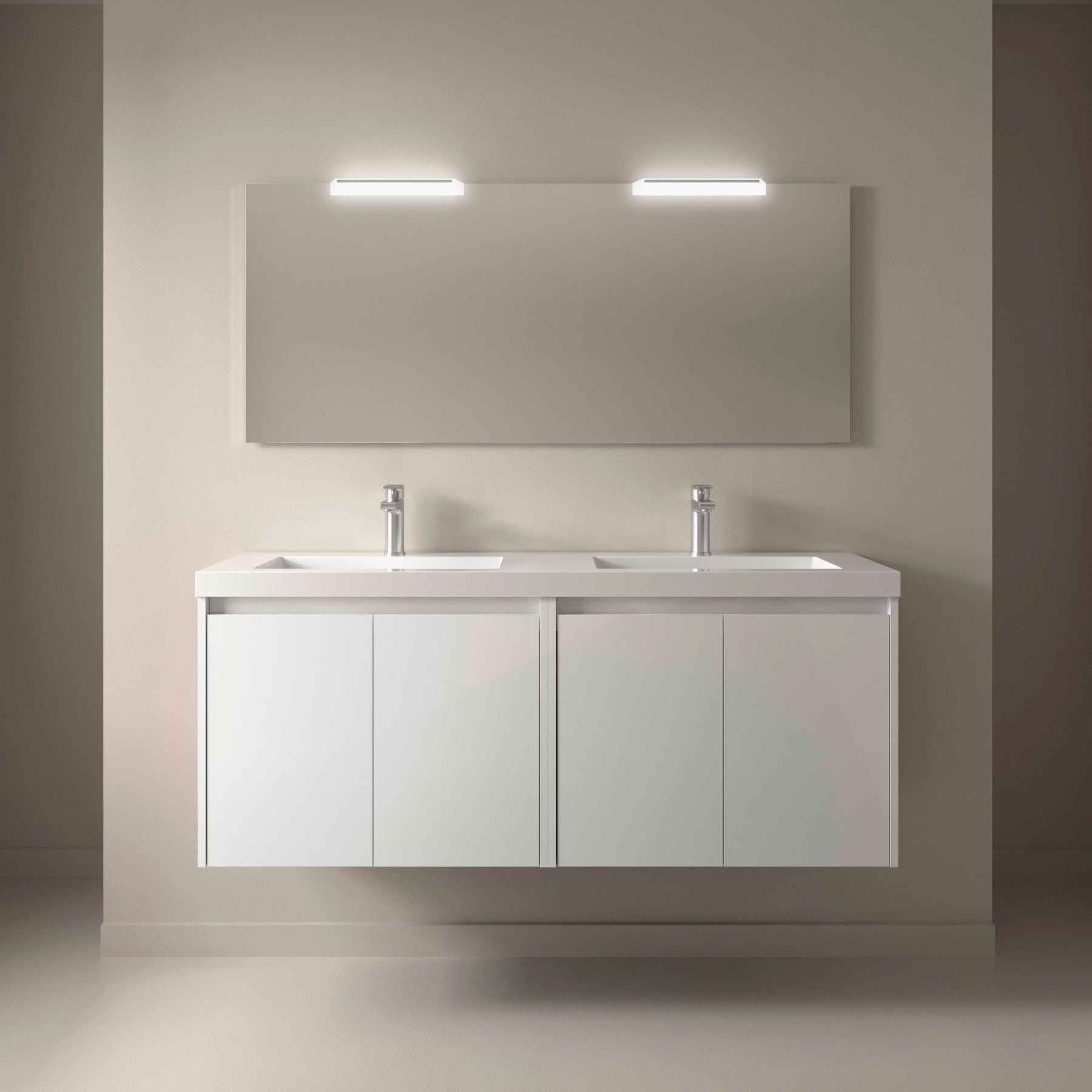 Conjunto mueble de baño NOJA 140cms - 4 PUERTAS (MLEA) - BañoClick