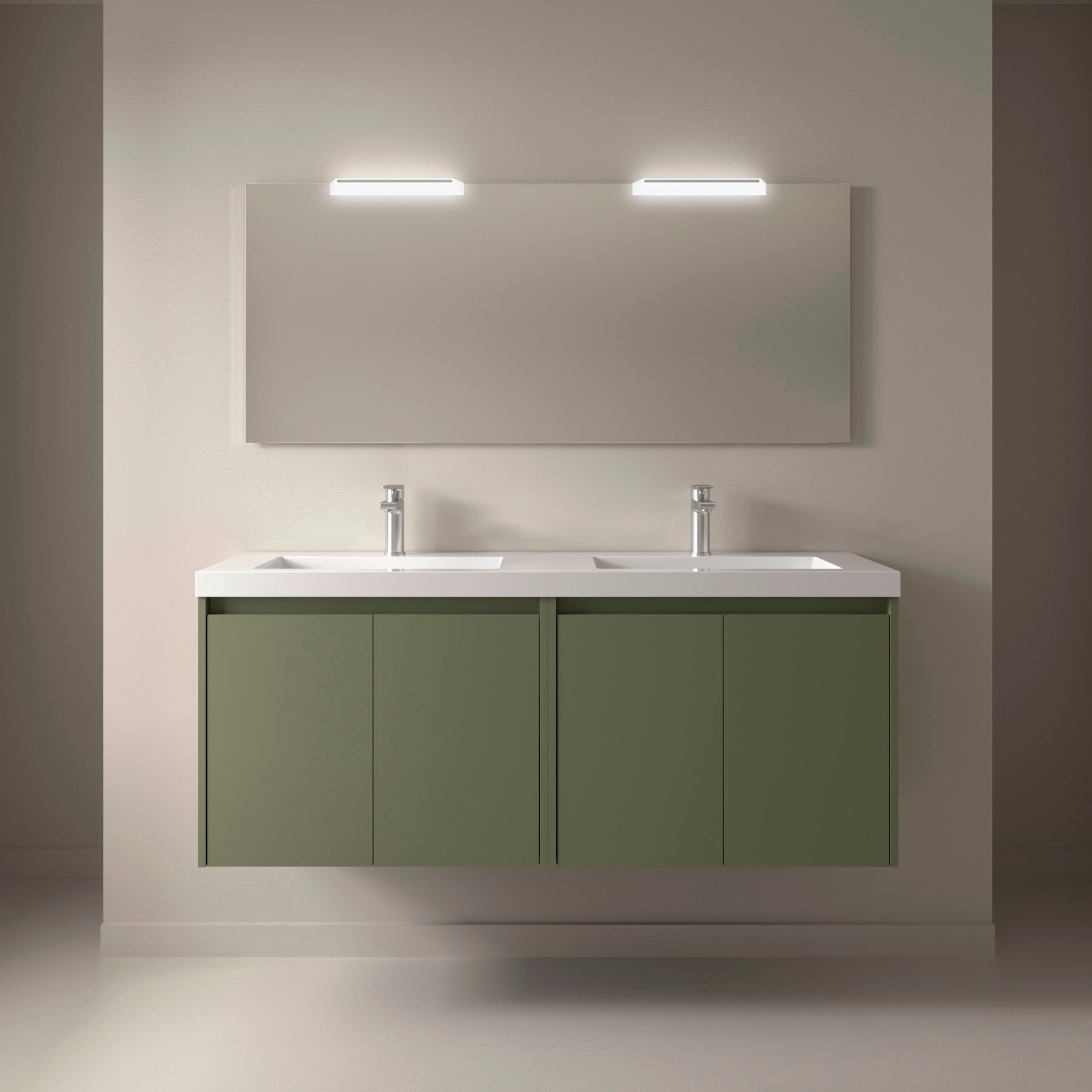 Conjunto mueble de baño NOJA 140cms - 4 PUERTAS (MLEA) - BañoClick