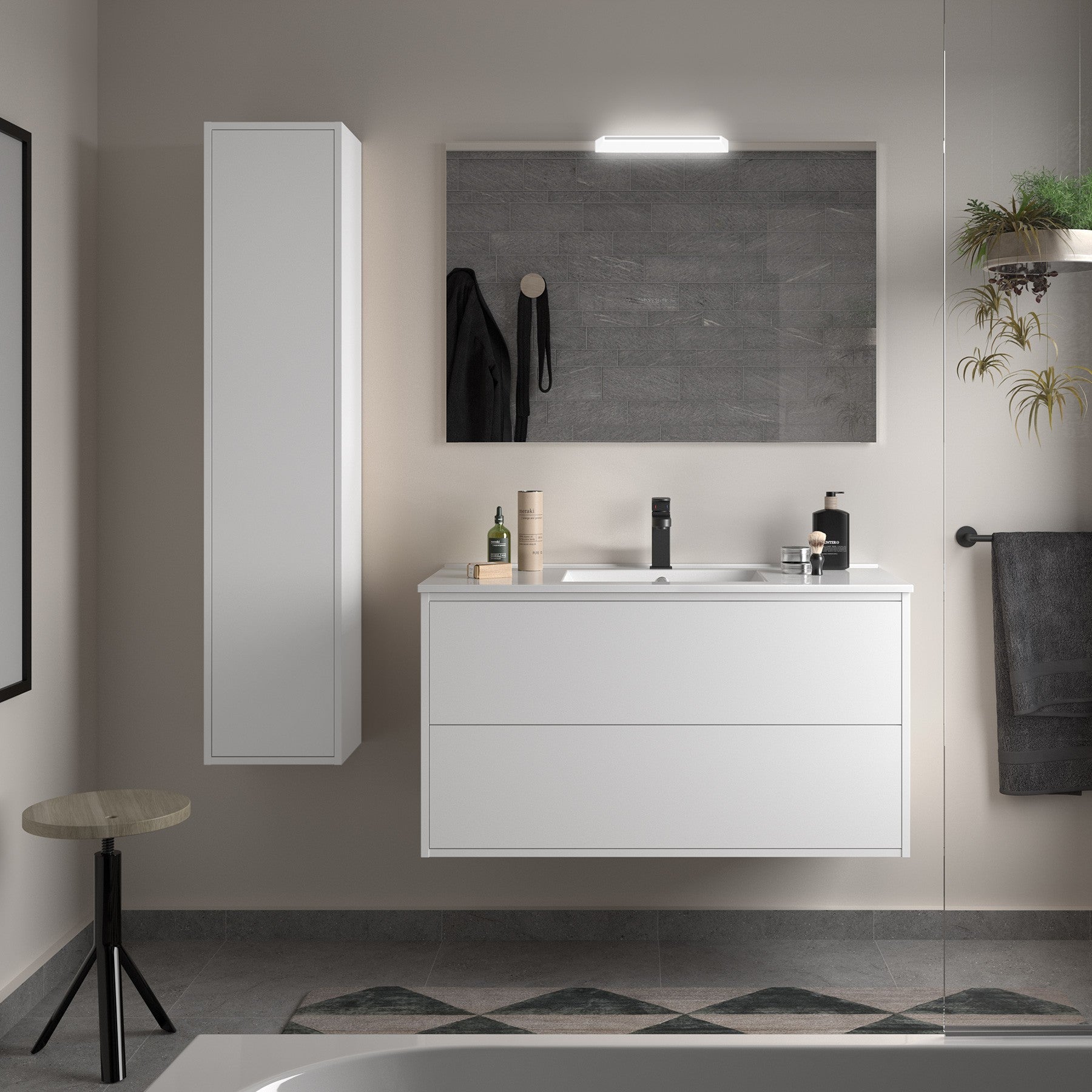 Conjunto mueble de baño OPTIMUS (MLEA) - BañoClick