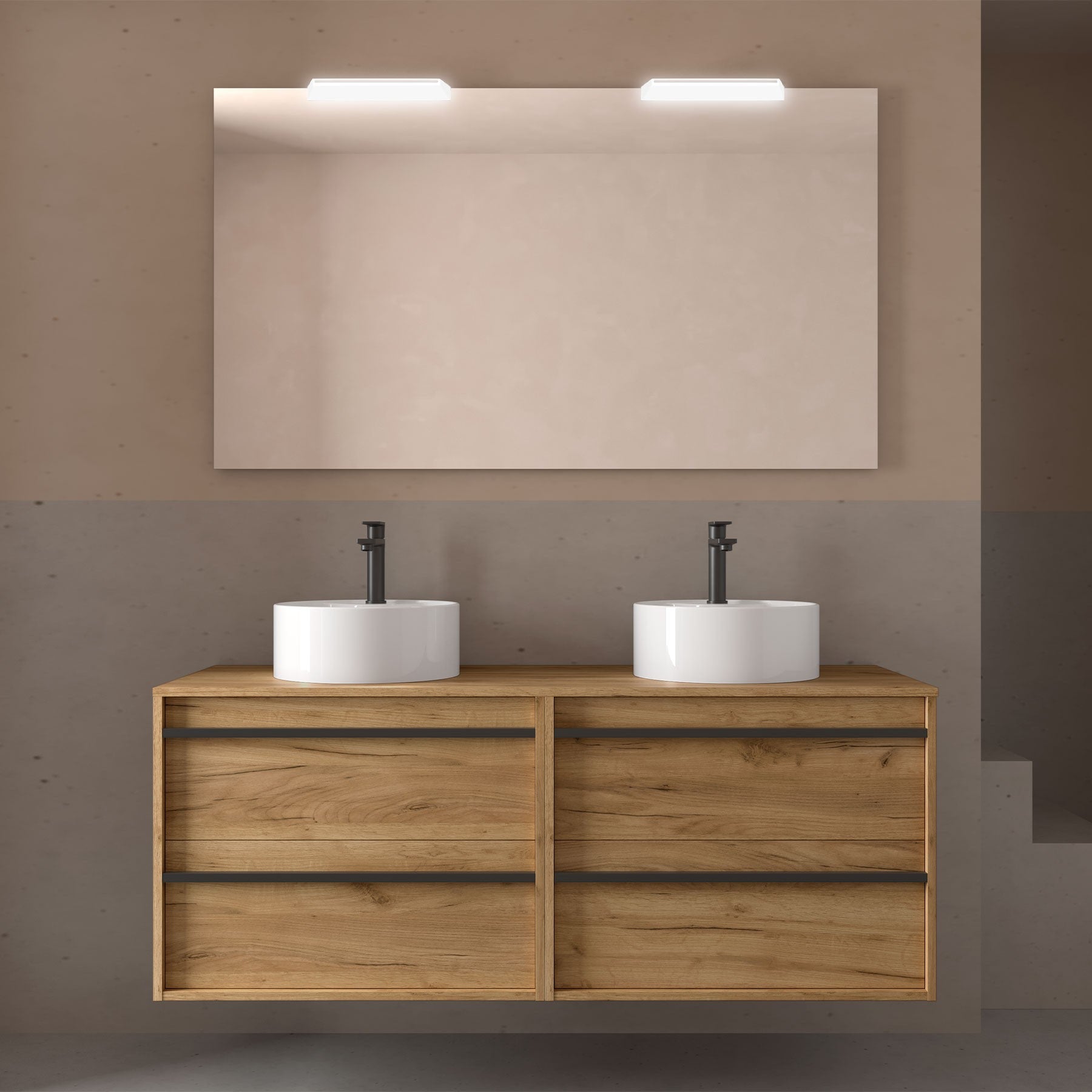 Mueble de baño ATTILA 4 cajones - Encimera - BañoClick