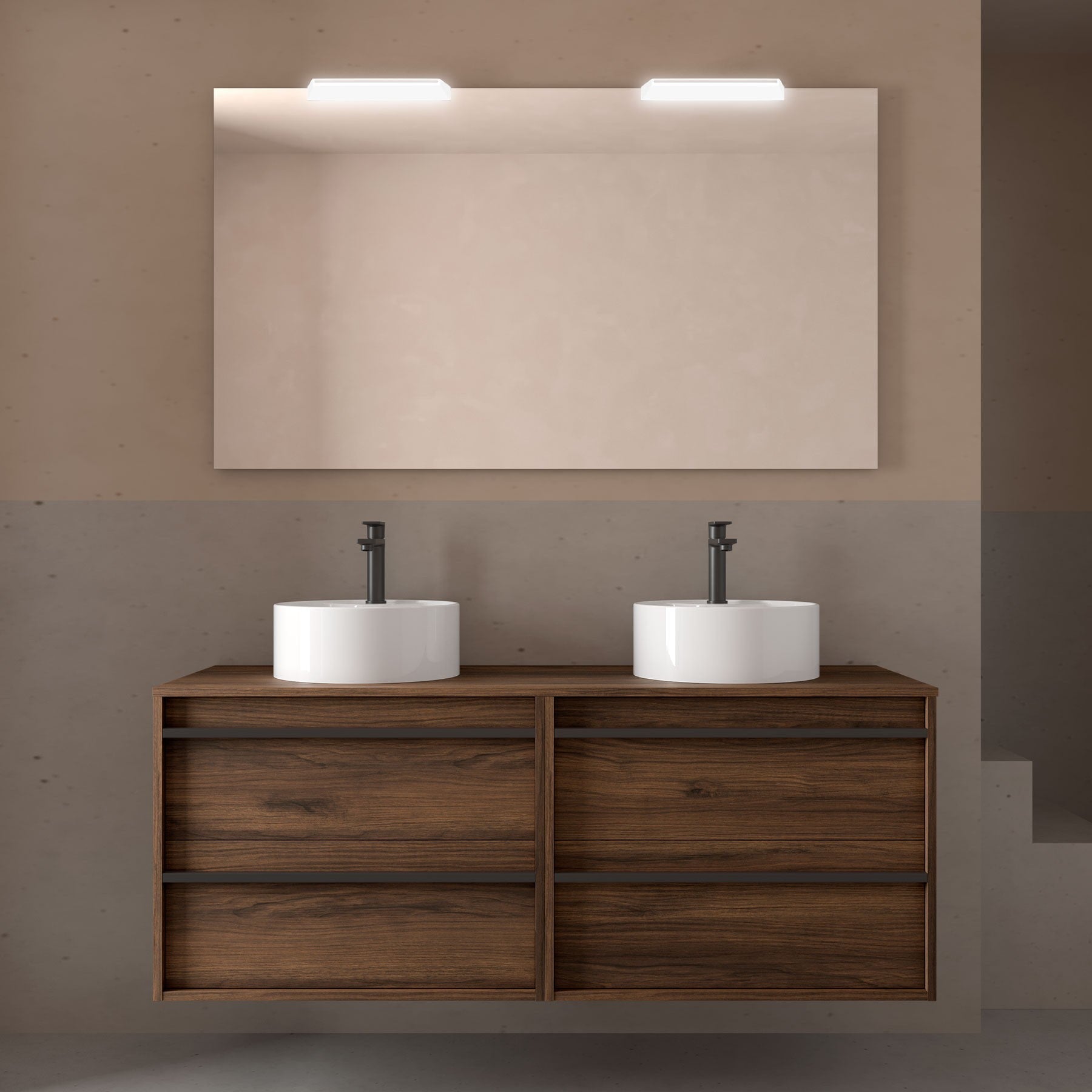 Mueble de baño ATTILA 4 cajones - Encimera - BañoClick
