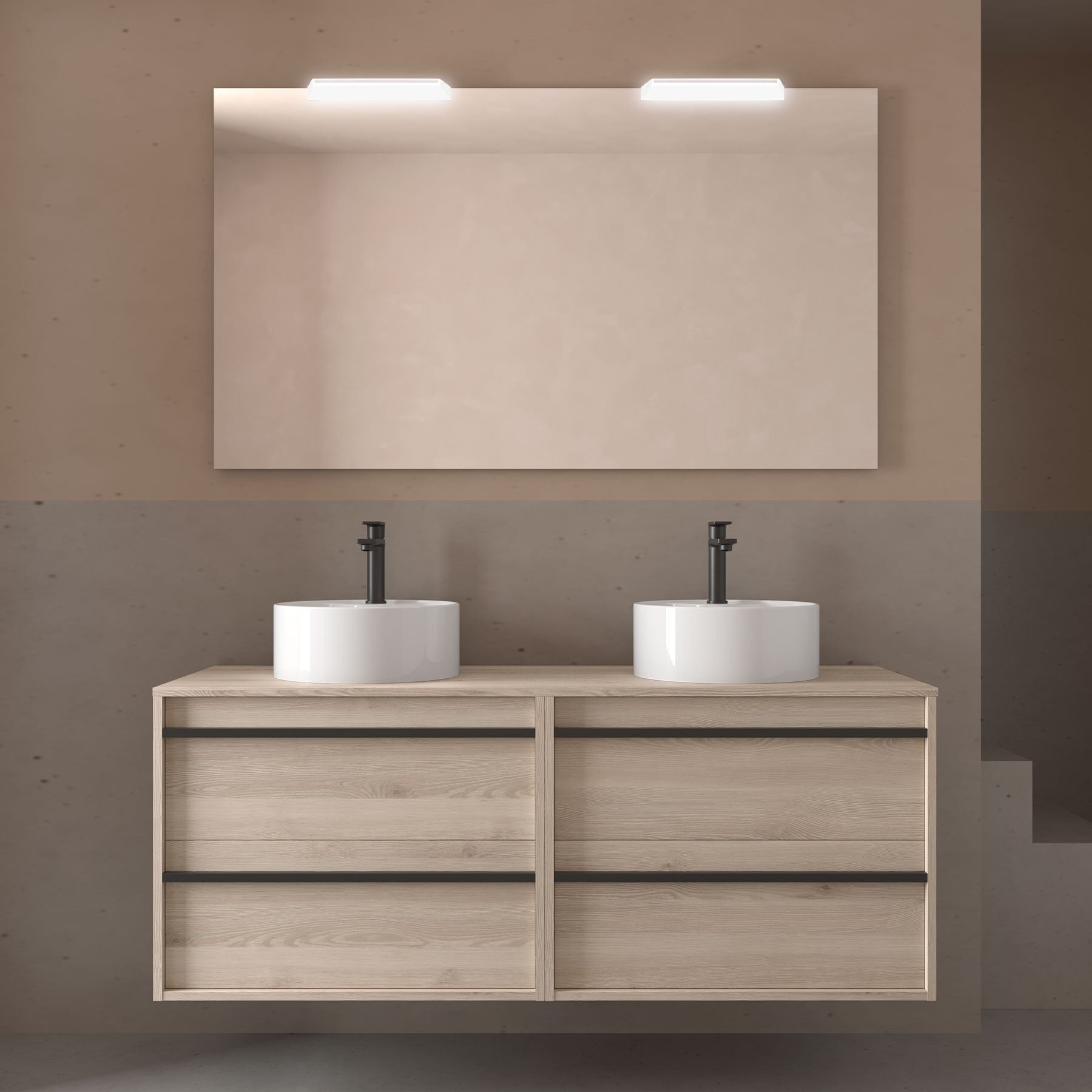 Mueble de baño ATTILA 4 cajones - Encimera - BañoClick