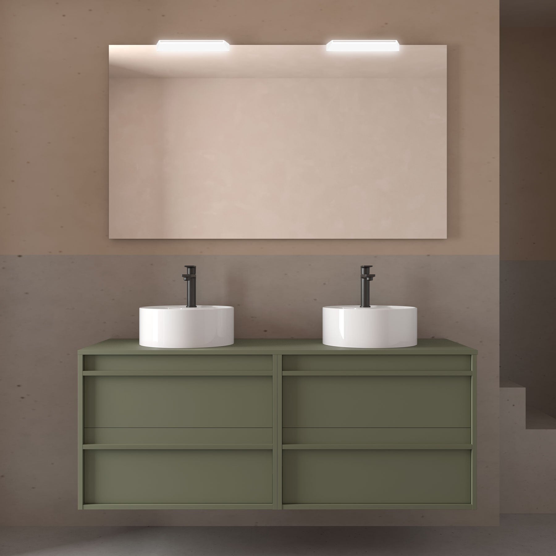 Mueble de baño ATTILA 4 cajones - Encimera - BañoClick