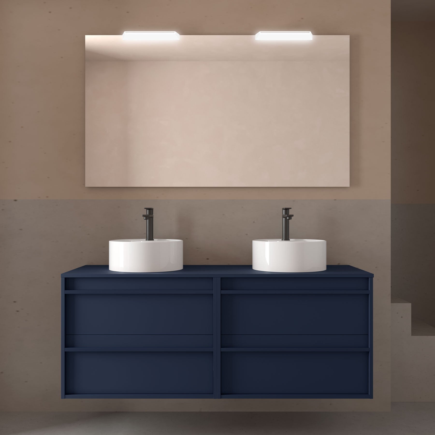 Mueble de baño ATTILA 4 cajones - Encimera - BañoClick