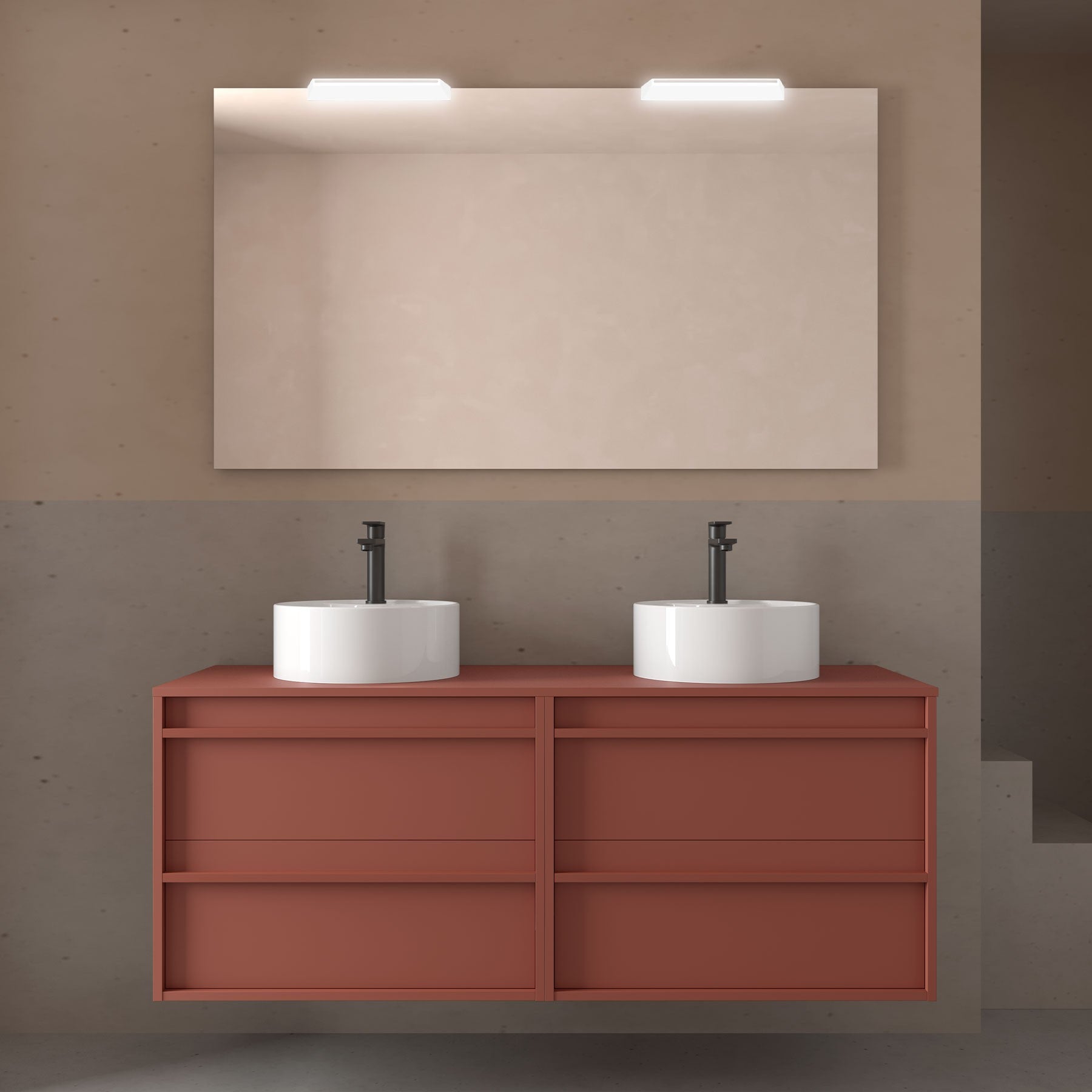 Mueble de baño ATTILA 4 cajones - Encimera - BañoClick